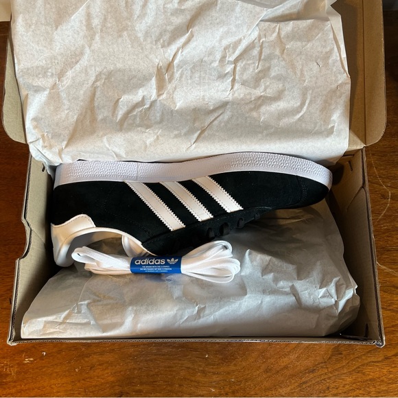 ADIDAS Core Black Gazelle Shoes - Picture 10 of 11